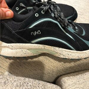 Ryka Black and White Athletic Shoes
